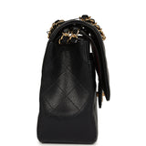 Chanel Jumbo Classic Double Flap Bag Black Caviar Gold Hardware