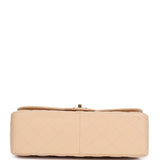 Chanel Jumbo Classic Double Flap Bag Light Beige Caviar Gold Hardware