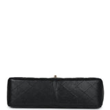 Chanel Jumbo Classic Single Flap Bag Black Caviar Gold Hardware