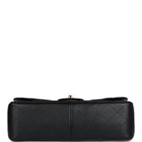 Chanel Jumbo Classic Double Flap Bag Black Caviar Gold Hardware