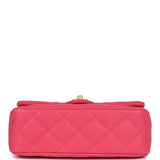 Chanel Medium Sweetheart Crush Flap Bag Pink Caviar Antique Gold Hardware