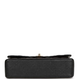 Chanel Medium Classic Double Flap Bag Black Caviar Gold Hardware
