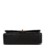 Chanel Medium Classic Double Flap Bag Black Lambskin Gold Hardware