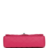 Chanel Medium Classic Double Flap Hot Pink Lambskin Gold Hardware