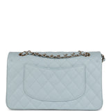 Chanel Medium Classic Double Flap Light Blue Caviar Light Gold Hardware