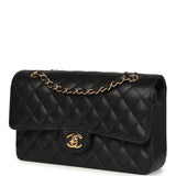 Chanel Medium Classic Double Flap Black Caviar Gold Hardware