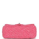 Chanel Mini Classic Rectangular Flap Bag Pink Tweed Gold Hardware