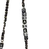 Chanel Monaco Mini Square Flap Bag Black Lambskin Light Gold Hardware