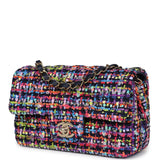 Chanel Mini Rectangular Flap Bag Multicolored Tweed and Sequins Gold Hardware