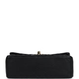 Chanel Mini Classic Rectangular Flap Bag Black Lambskin Light Gold Hardware