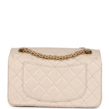 Chanel Mini Reissue 224 2.55 Flap Bag Beige Aged Calfskin Antique Gold Hardware