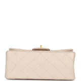Chanel Mini Reissue 224 2.55 Flap Bag Beige Aged Calfskin Antique Gold Hardware