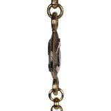 Chanel Vintage Medallion Cable Chain Gold Metal Necklace