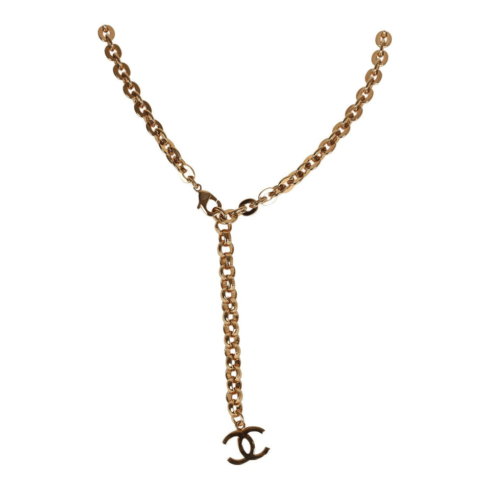 Chanel Rue Cambon 31 Door Pendant Necklace Gold Tone Metal Hardware