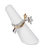 Chanel Etoile Filante Ring 18k White and Yellow Gold with Diamonds