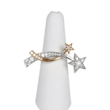Chanel Etoile Filante Ring 18k White and Yellow Gold with Diamonds