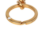 Chanel Vintage 24K Gold Plated CC in Circle Keychain