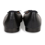 Chanel CC Dark Navy Blue Lambskin Ballet Flats 37