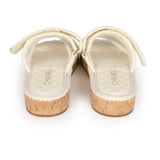 Chanel Rope Sandals White Lambskin Gold Hardware  41 EU