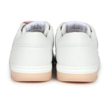 Chanel CC Low Top Sneakers White and Pink Calfskin 41 EU