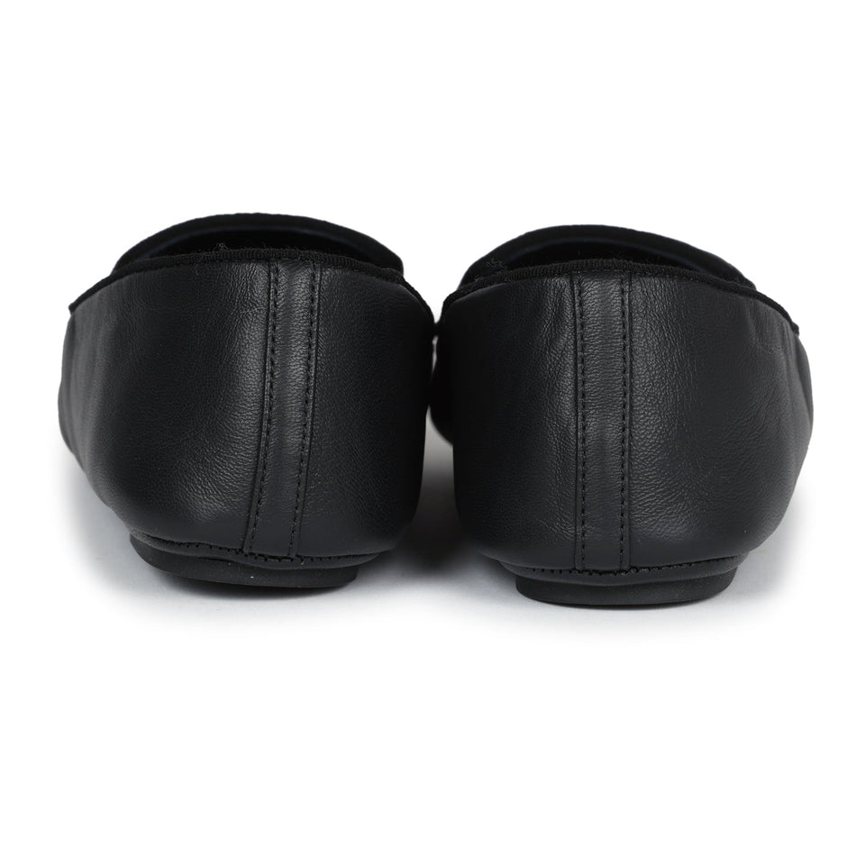Chanel Black Flats with Clutch 37 EU