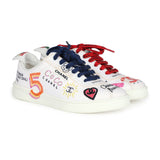Chanel x Pharrell White Multi-Color Canvas Sneakers 35.5 EU