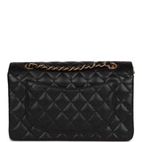 Chanel Small Classic Double Flap Black Caviar Gold Hardware