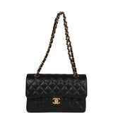 Chanel Small Classic Double Flap Black Caviar Gold Hardware