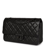 Chanel Small Reissue 226 2.55 SO Black Aged Calfskin Black Hardware