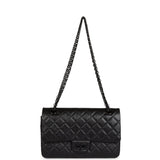 Chanel Small Reissue 226 2.55 SO Black Aged Calfskin Black Hardware