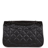 Chanel Mini Reissue 224 2.55 Flap So Black Aged Calfskin Black Hardware