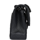 Chanel Small Classic Double Flap Bag SO Black Iridescent Lambskin Black Hardware