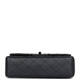 Chanel Small Classic Double Flap Bag SO Black Iridescent Lambskin Black Hardware