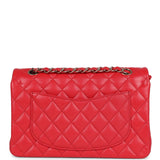 Chanel Small Classic Double Flap Bag Red Shiny Caviar Light Gold Hardware