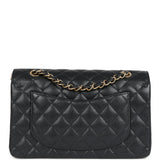 Chanel Small Classic Double Flap Bag Black Caviar Gold Hardware