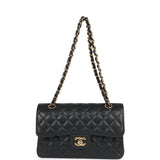 Chanel Small Classic Double Flap Bag Black Caviar Gold Hardware