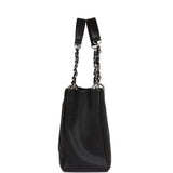 Chanel Grand Shopping Tote GST Black Caviar Silver Hardware