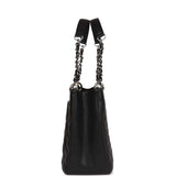 Chanel Grand Shopping Tote (GST) Bag Black Caviar Silver Hardware