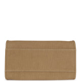 Chanel Large Deauville Shopping Tote Beige Canvas Gold Hardware