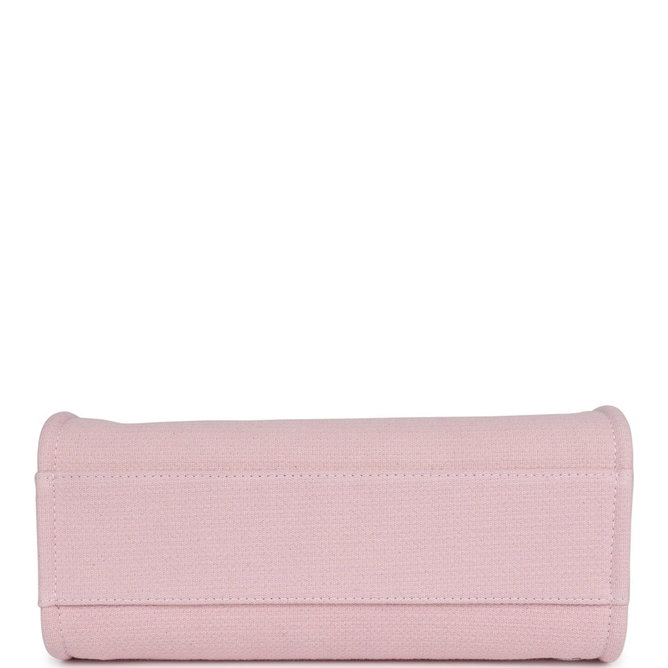 Chanel Small Deauville Shopping Tote Light Pink Canvas Light Gold Hardware