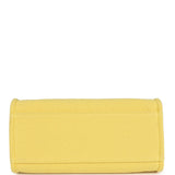 Chanel Small Deauville Shopping Tote Yellow Canvas Light Gold Hardware