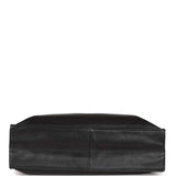 Chanel Vintage CC Chain Shopping Tote Bag Black Lambskin Gold Hardware