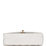 Chanel Vintage Medium Diana Flap Bag White Caviar Gold Hardware