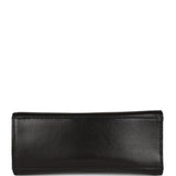 Chanel Vintage Flap Bag with Top Handle Black Lambskin Gold Hardware