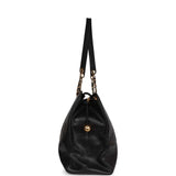 Chanel Vintage Supermodel Tote Black Caviar Gold Hardware
