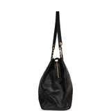 Chanel Vintage Supermodel Tote Black Caviar Gold Hardware