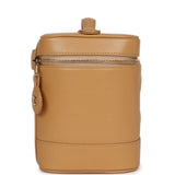 Chanel Vintage Vanity Dark Beige Caviar Gold Hardware