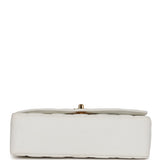 Chanel Vintage Medium Diana Flap Bag White Caviar Gold Hardware