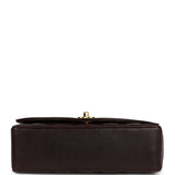 Chanel Vintage Medium Diana Flap Bag Brown Caviar Gold Hardware