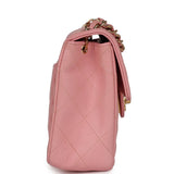 Chanel Vintage Mini Square Flap Pink Caviar Gold Hardware